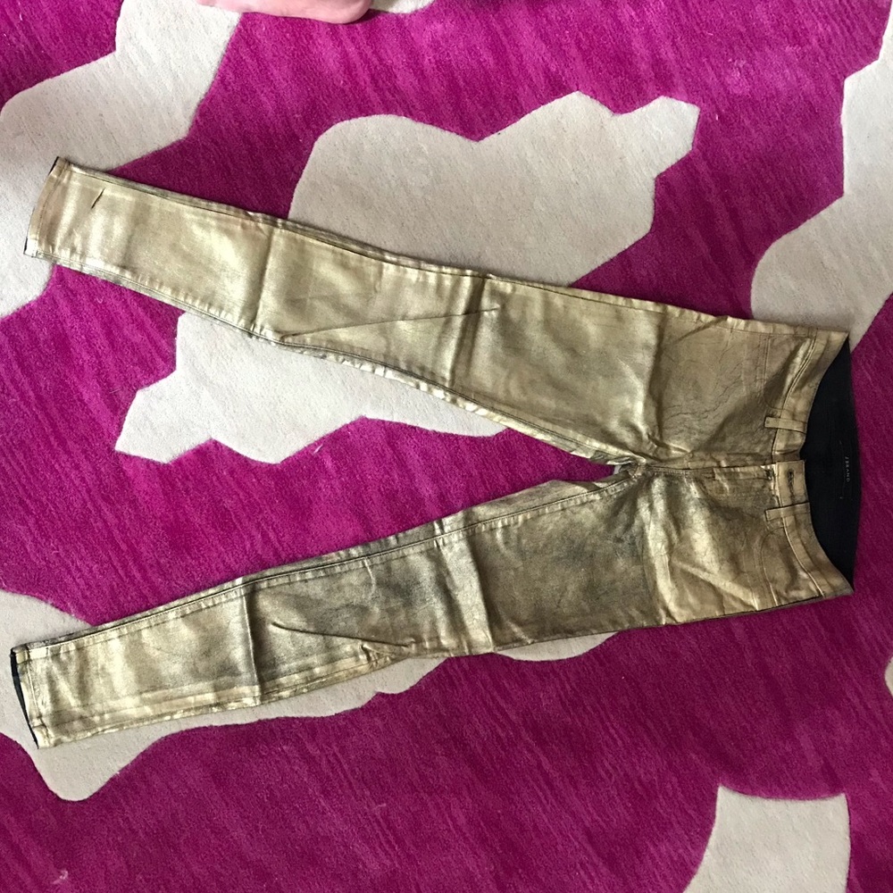 Gold JBrand Skinny Jeans